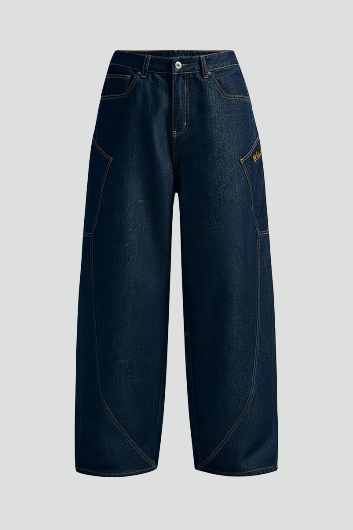 Akka | Women's Trousers | Wide-Leg Front Closure Side Pocket