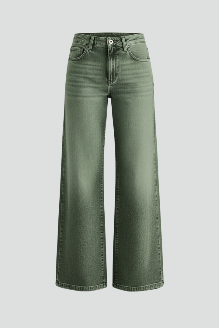 Beatrix | Women's Jeans | Wide-Leg High-Rise Front Closure