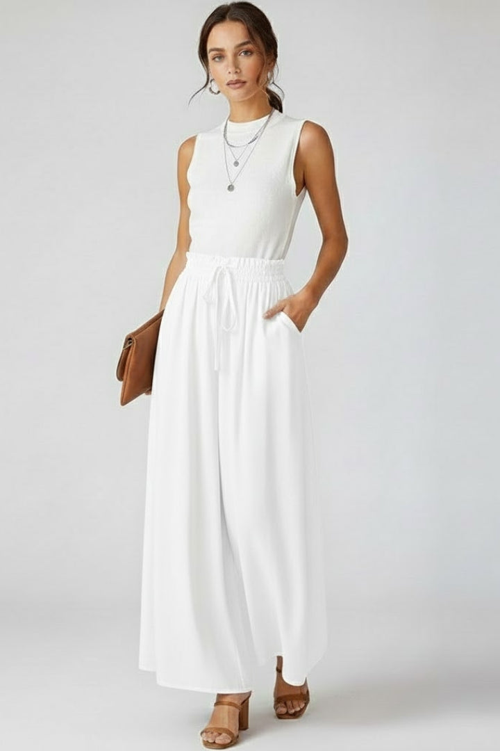 Zola | Women's Pants | Wide Leg High Waist Drawstring