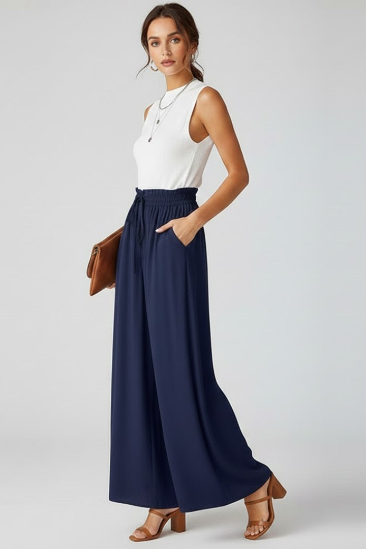 Zola | Women's Pants | Wide Leg High Waist Drawstring