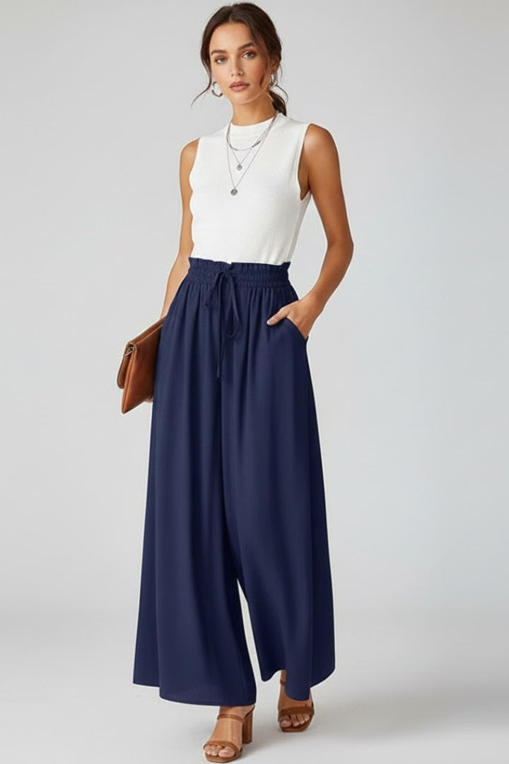 Zola | Women's Pants | Wide Leg High Waist Drawstring