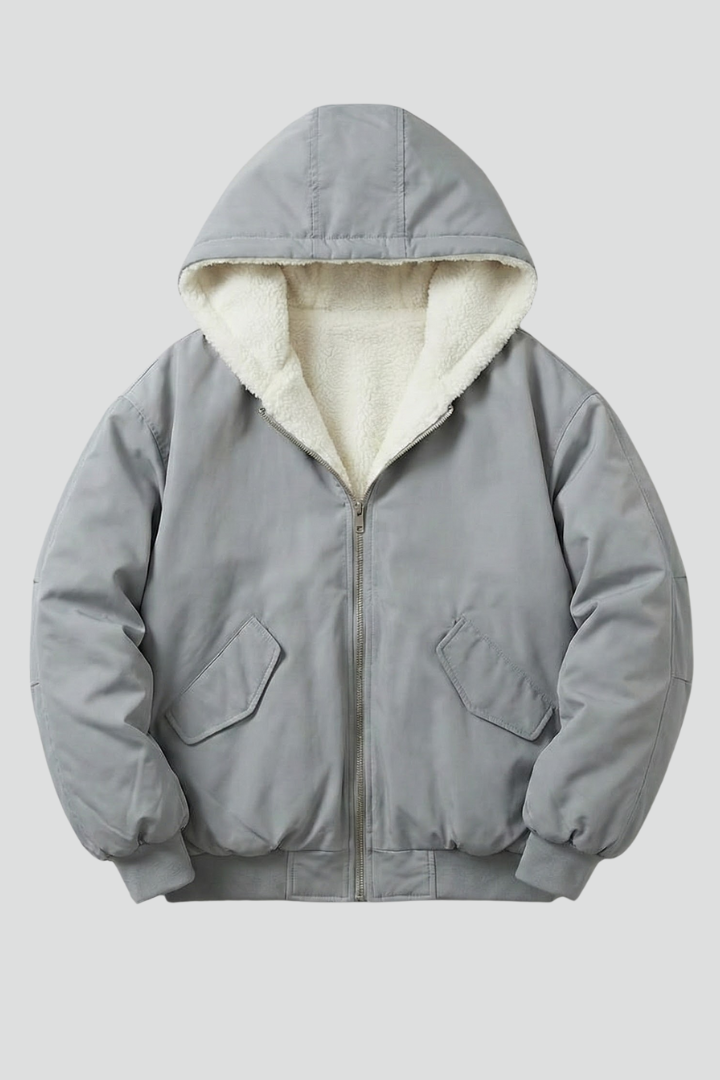 Flaminia | Women's Winter Jacket with Hood & Front Zip