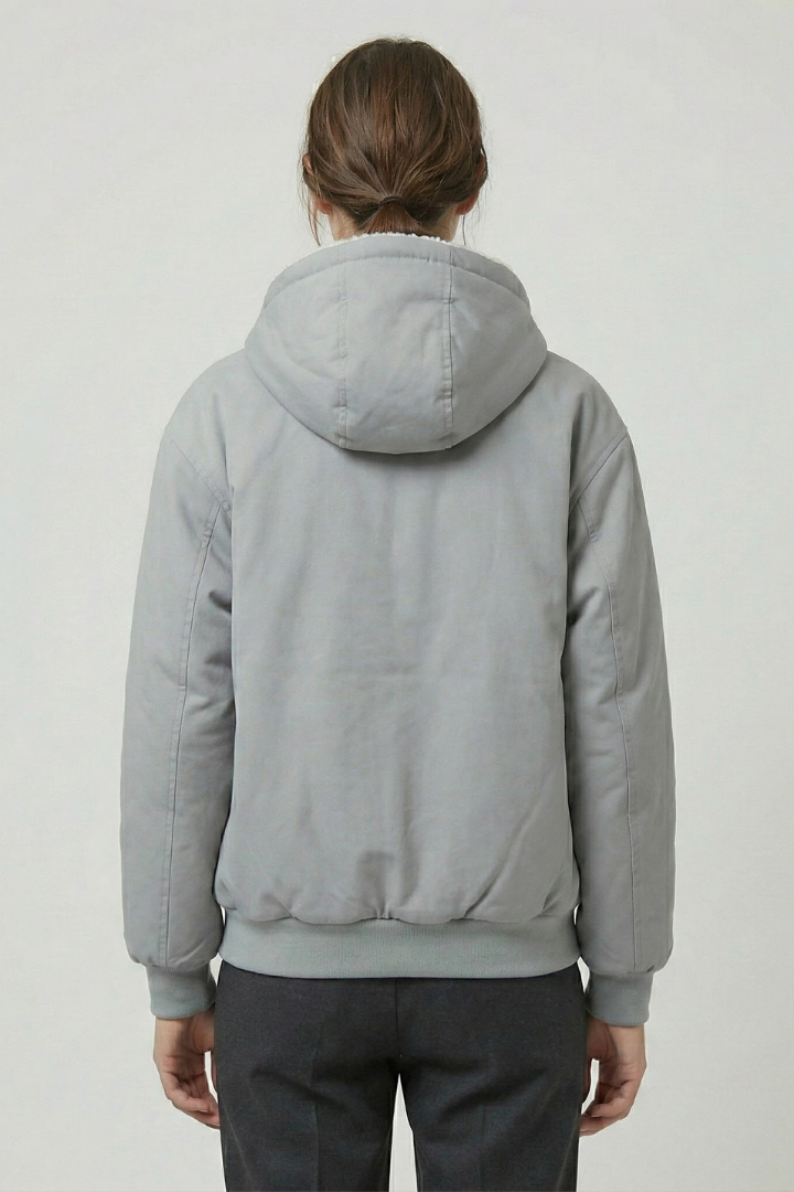 Flaminia | Women's Winter Jacket with Hood & Front Zip