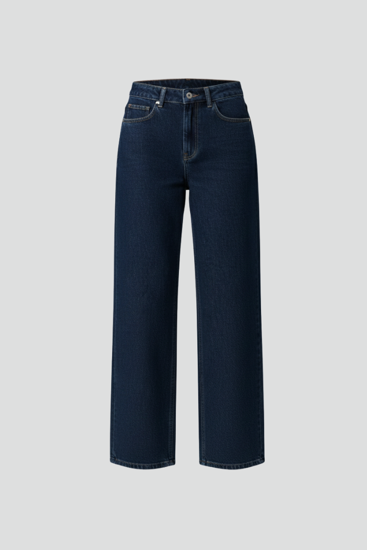 Tala | Women's Pants | Wide-Leg High Waist Button Closure