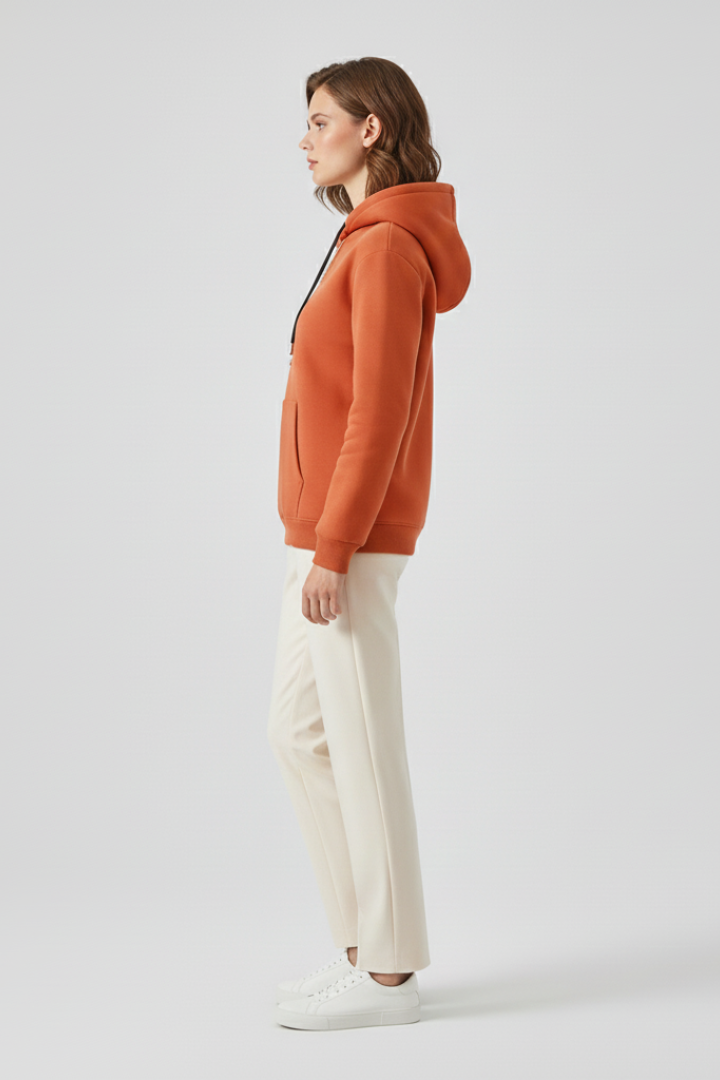 Ivy | Women's Hoodie | Sherpa Lining Ribbed Cuffs