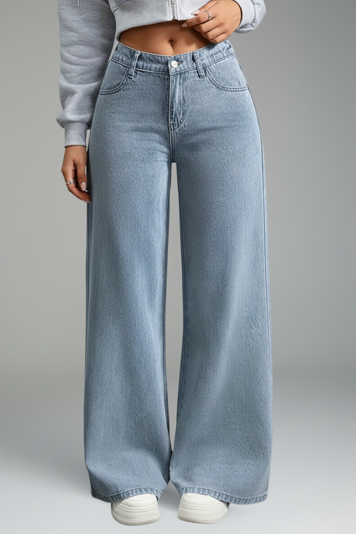 Ayya | Women's Trousers | Button Fly Wide Leg