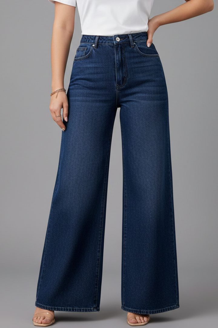 Adna | Women's Trousers | High Waist Wide Leg