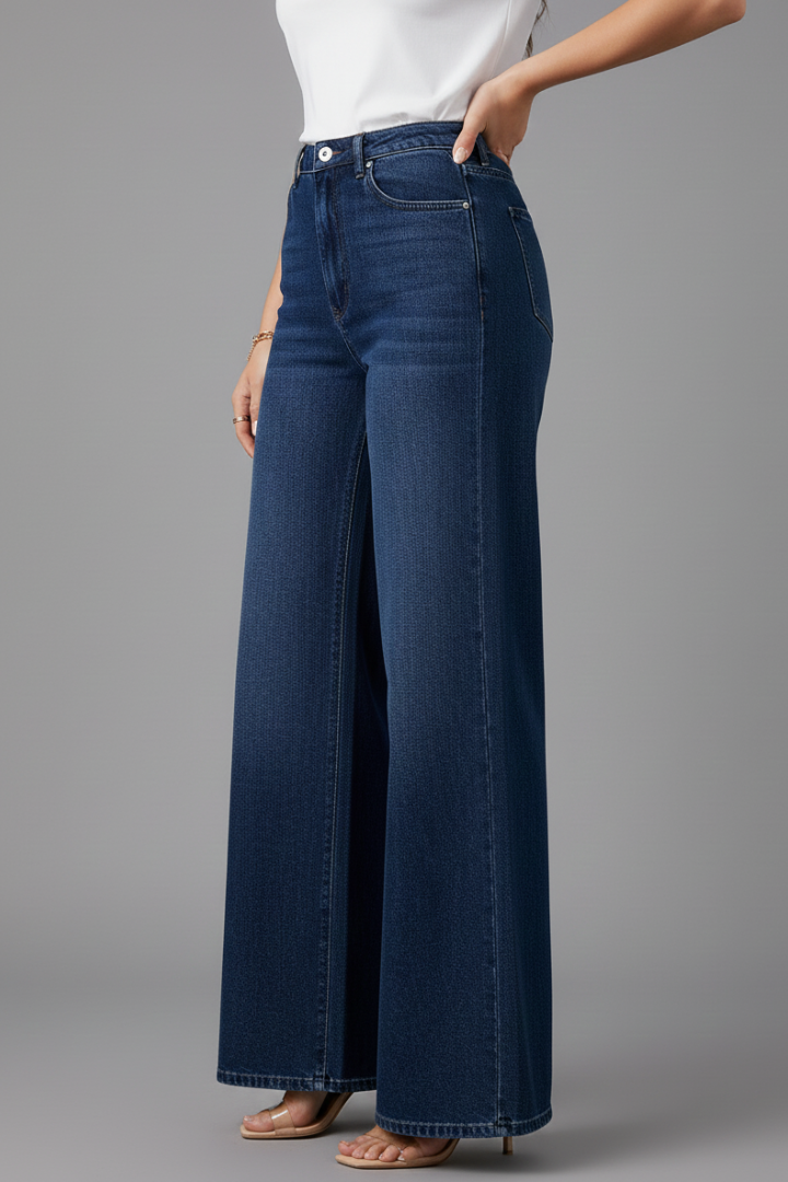 Adna | Women's Trousers | High Waist Wide Leg