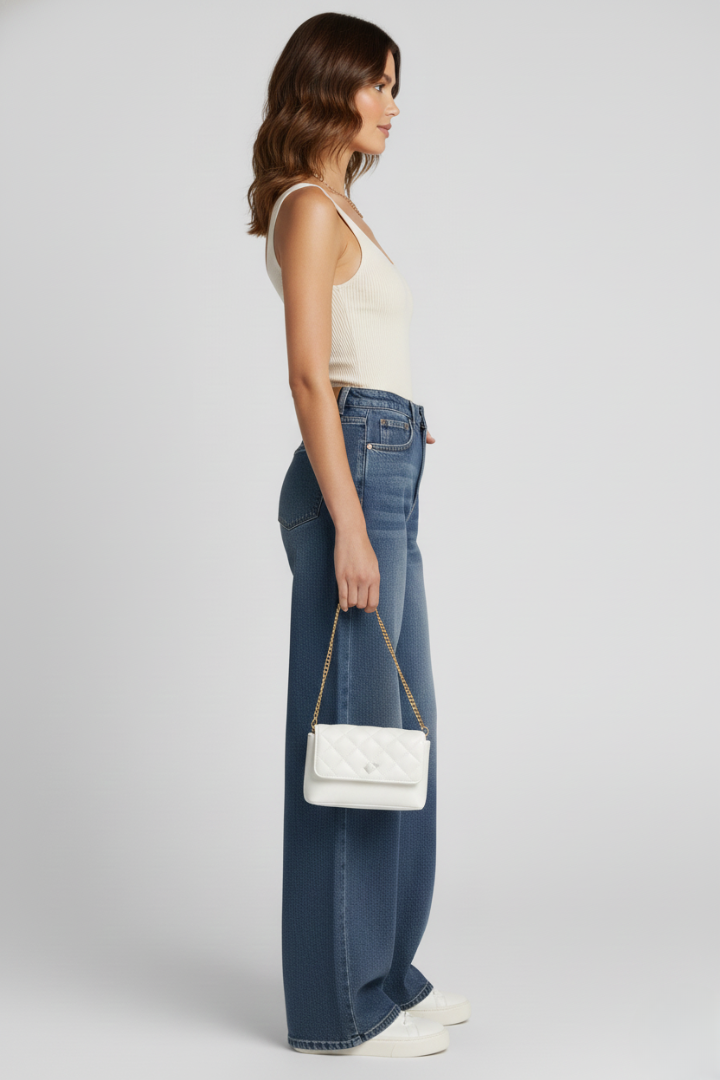 Acca | Women's Jeans | Wide-Leg Pockets Fleece Lining