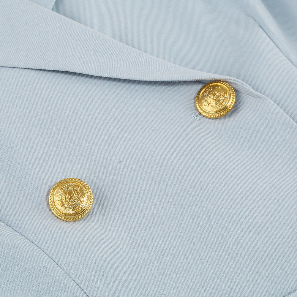 Women's Blazer Dress Double Breasted | Formal Mini Cape