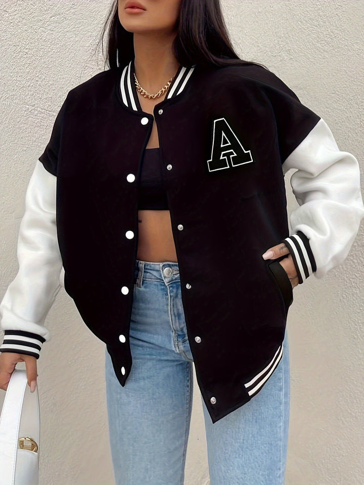 Hiroko | Women's Varsity Bomber Jacket | Oversized