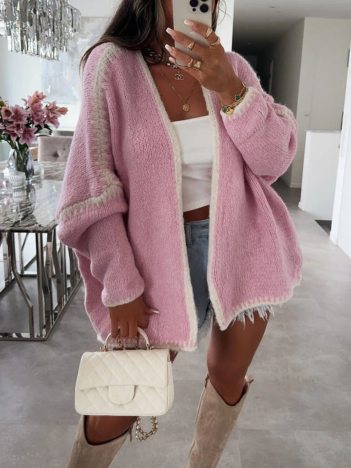 Zenobia | Women's Oversized Knit Cardigan | Open Front Casual