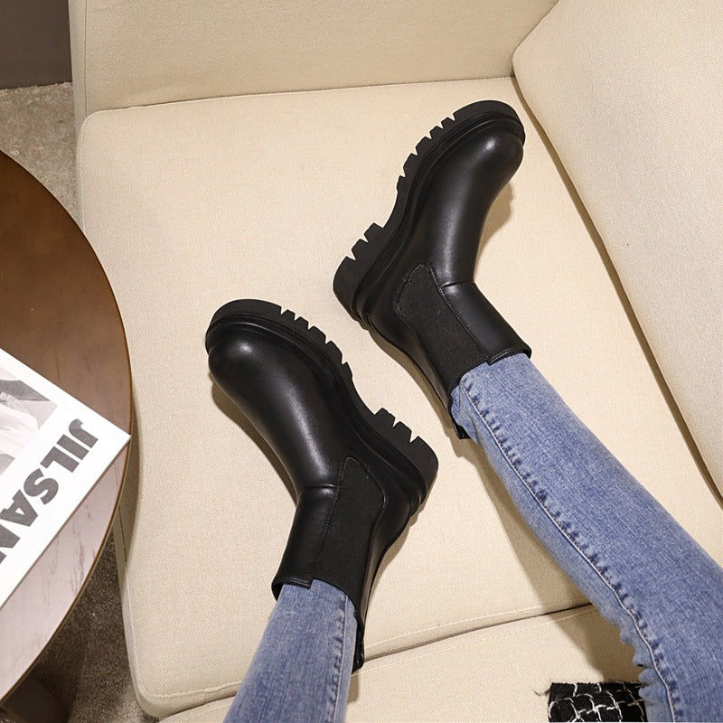 Alindra | Women's Chelsea Boots | Chunky Platform High Ankle