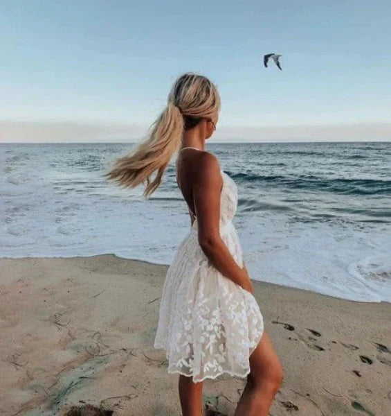 Women's Cocktail Dress Halter Neck Mini | Beach