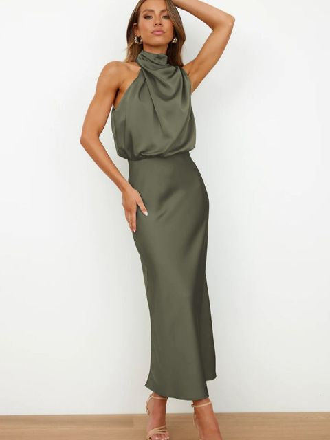 Women’s Formal Dress Halter Neck | Midi