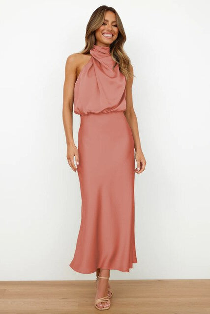 Women’s Formal Dress Halter Neck | Midi