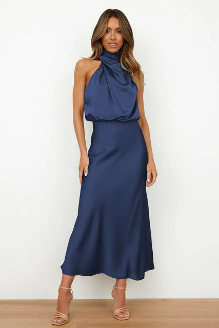 Women’s Formal Dress Halter Neck | Midi
