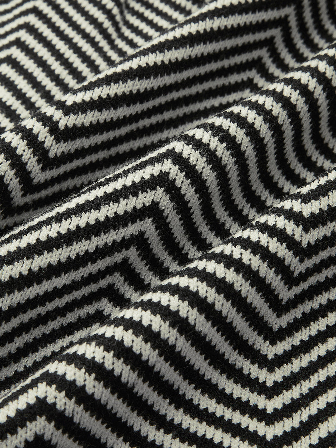 Neaira | Women's Knit Cardigan | Chevron Stripes V-Neck Button Up