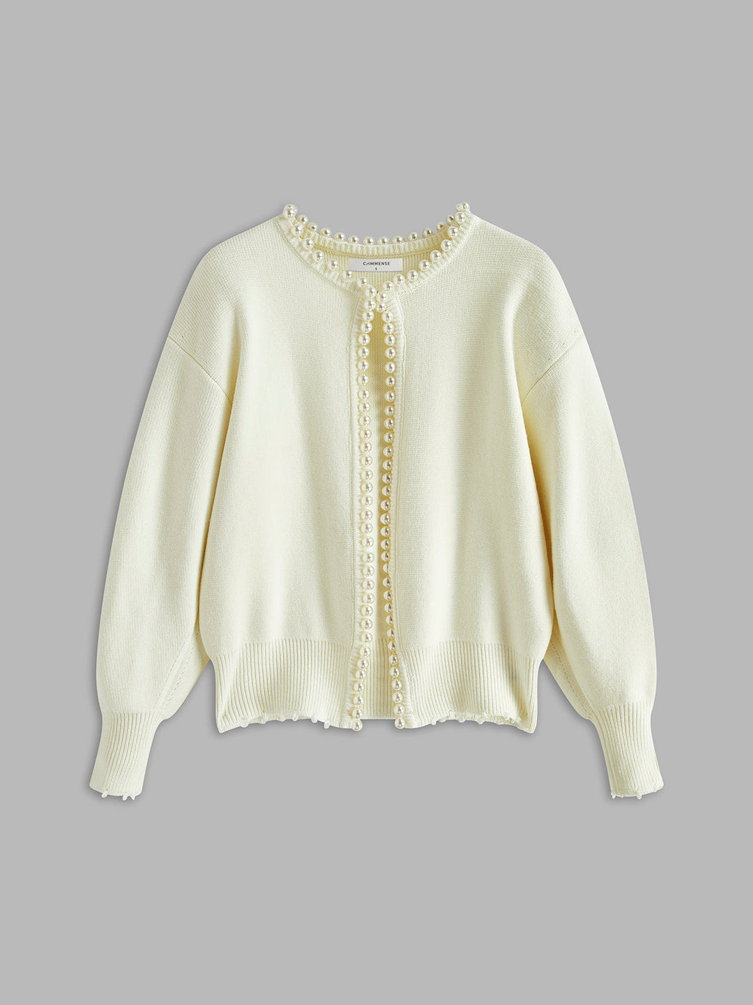 Abibatou | Women's Knit Cardigan | Round Neck Open Front