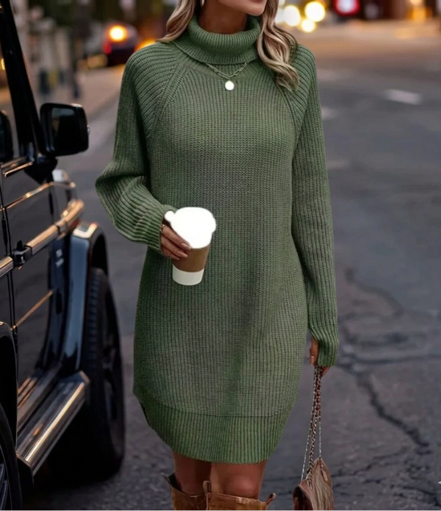 Andromache | Knit Mini Dress Long Sleeve