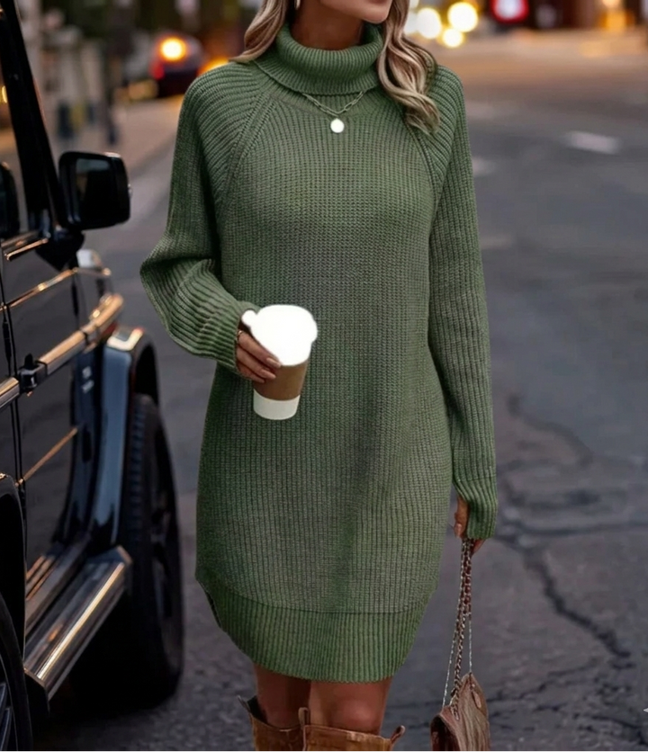 Andromache | Knit Mini Dress Long Sleeve