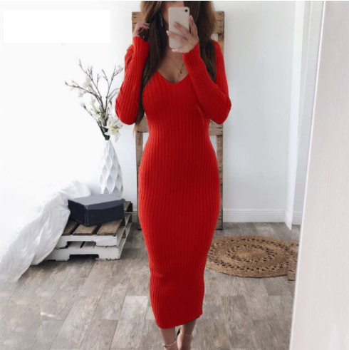 Sophronia | Women's Knit Midi Dress | Off Shoulder Party Style