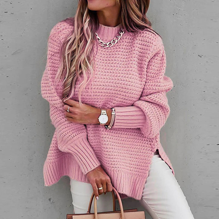 Rokhaya | Women's Knitted Jumper | Textured Long Casual
