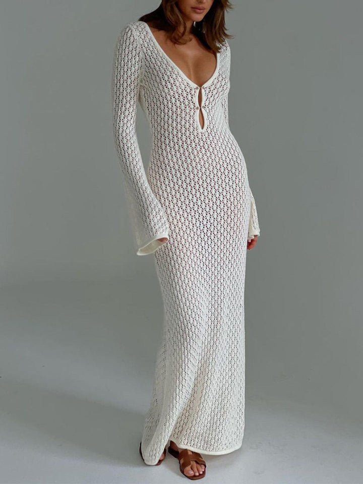 Siphokazi | Women's Long Sleeve Casual Knit Maxi Dress