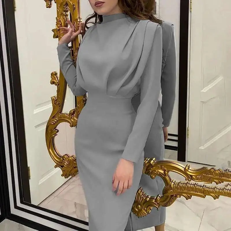 Aurelie | Long Sleeve Midi Dress | Cocktail