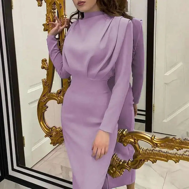Aurelie | Long Sleeve Midi Dress | Cocktail