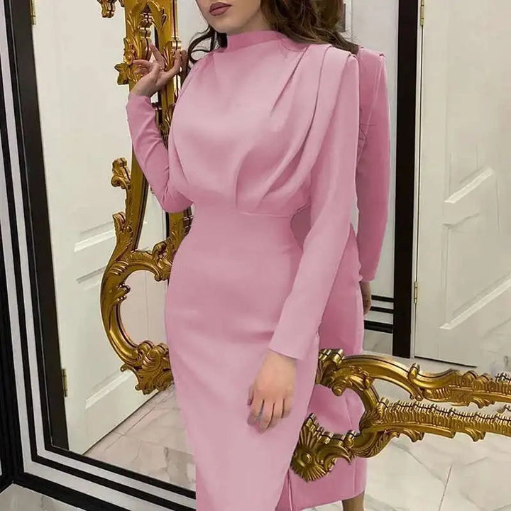 Aurelie | Long Sleeve Midi Dress | Cocktail