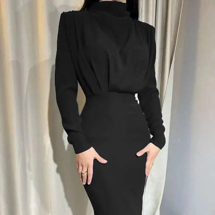 Aurelie | Long Sleeve Midi Dress | Cocktail