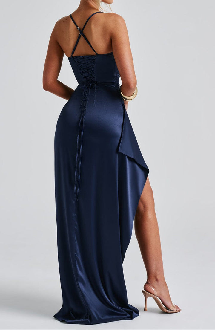 Women's Maxi Dress Cross Back | Side Split