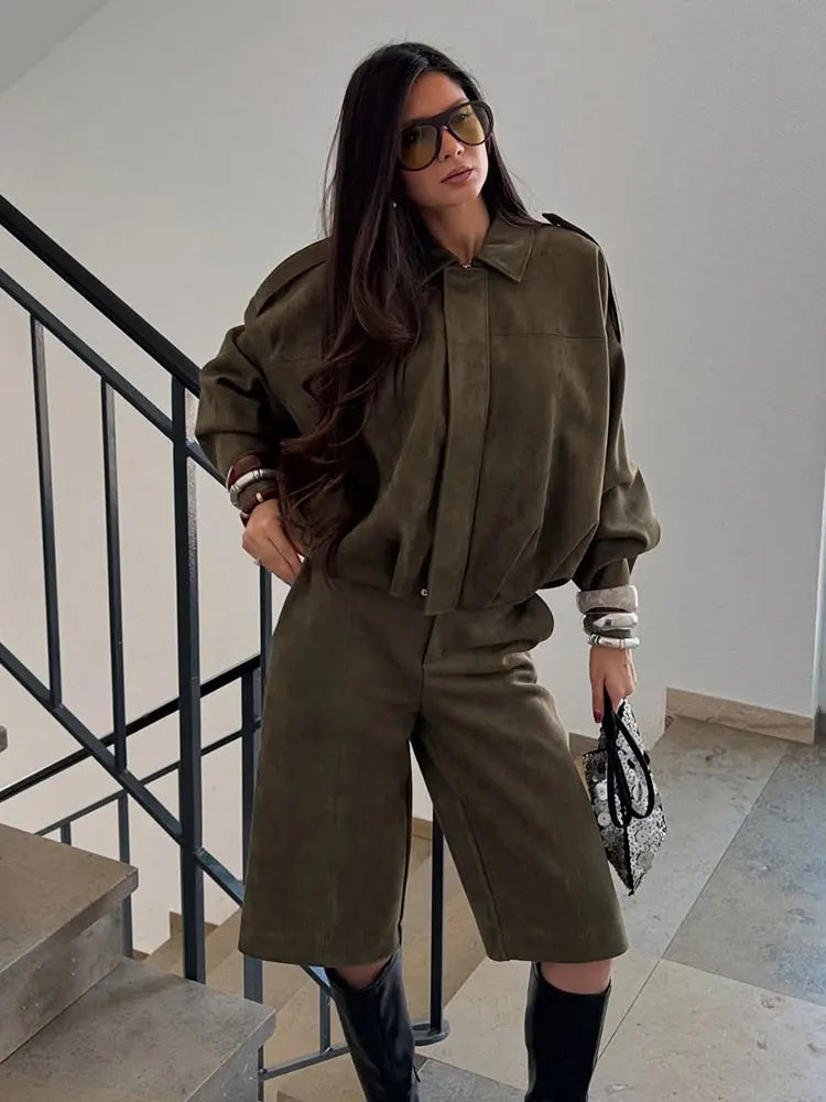 Rae | Women's Oversized Bomber Jacket | Drop Shoulder Collar