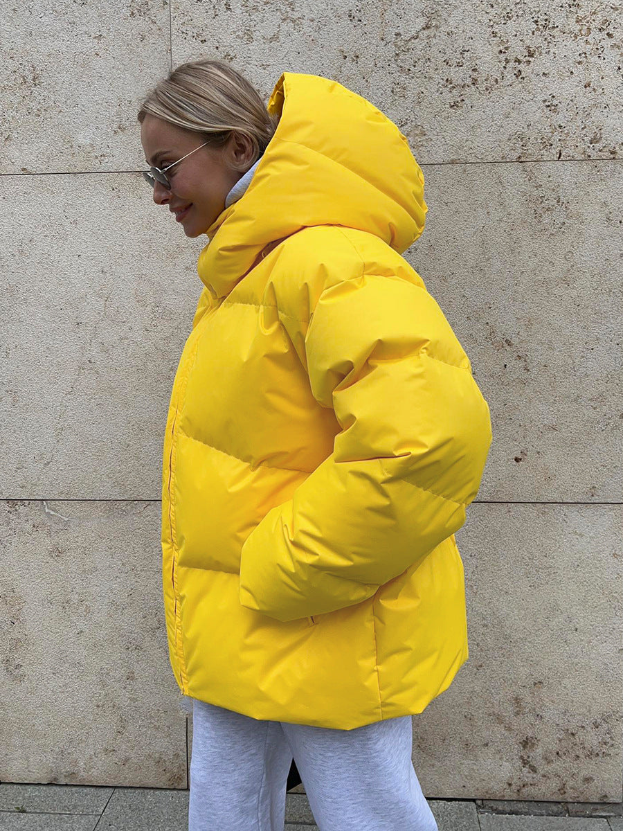 Skye | Women's Oversized Hooded Puffer Jacket | High Neck