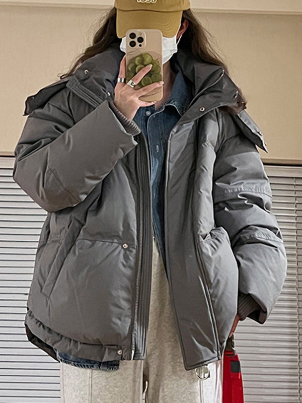 Nora | Women's Oversized Hooded Puffer Jacket | Zip Up