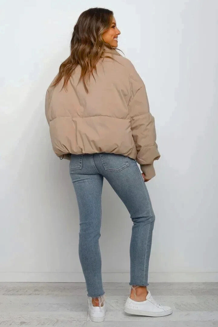 Olympia | Women's Short Quilted Puffer Jacket | Zip