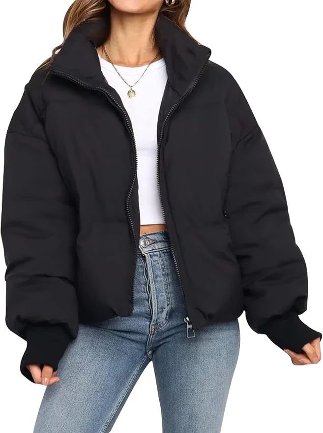 Olympia | Women's Short Quilted Puffer Jacket | Zip