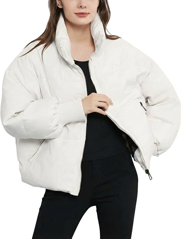 Olympia | Women's Short Quilted Puffer Jacket | Zip