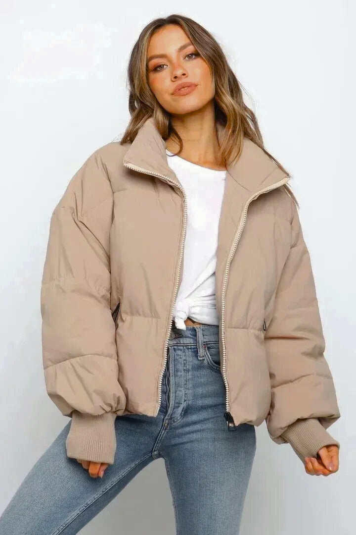 Olympia | Women's Short Quilted Puffer Jacket | Zip