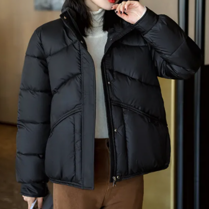Rhea | Women's Quilted Padded Puffer Jacket | Zip-Up