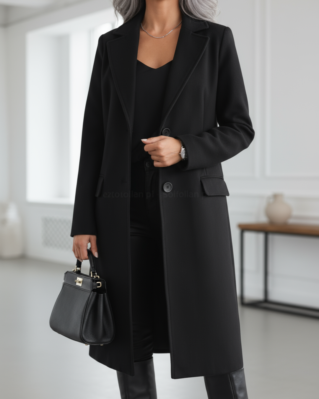 Ilse | Women's Single-Breasted Trench Coat | Notched Lapel