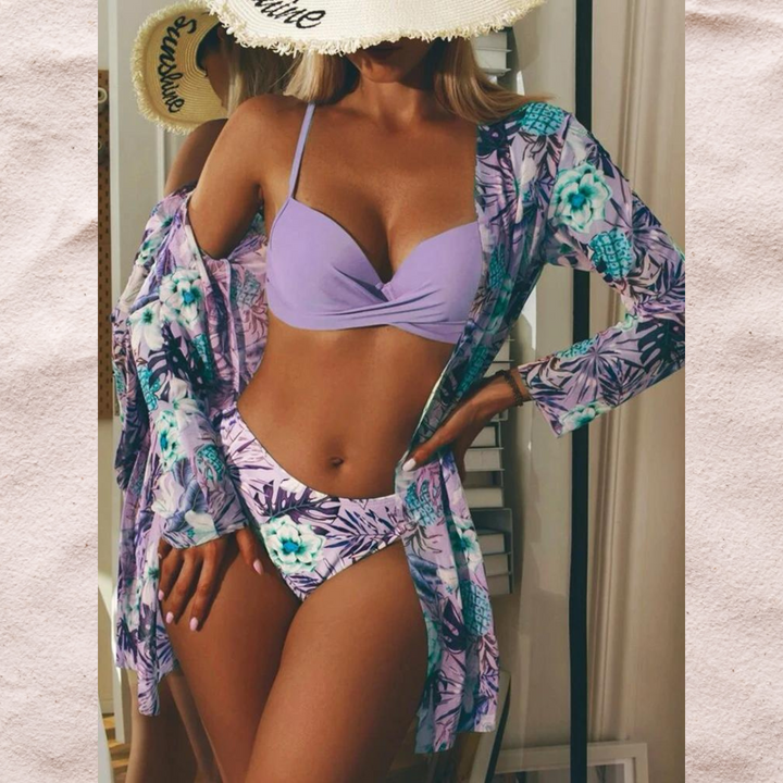 Naevia | Women's Bikini Set | High Waisted Swimwear