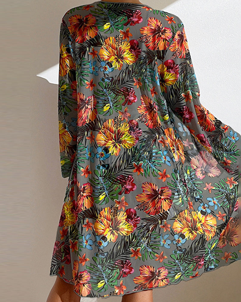 Rowena | Women's Swimwear Set | Floral Cover Up