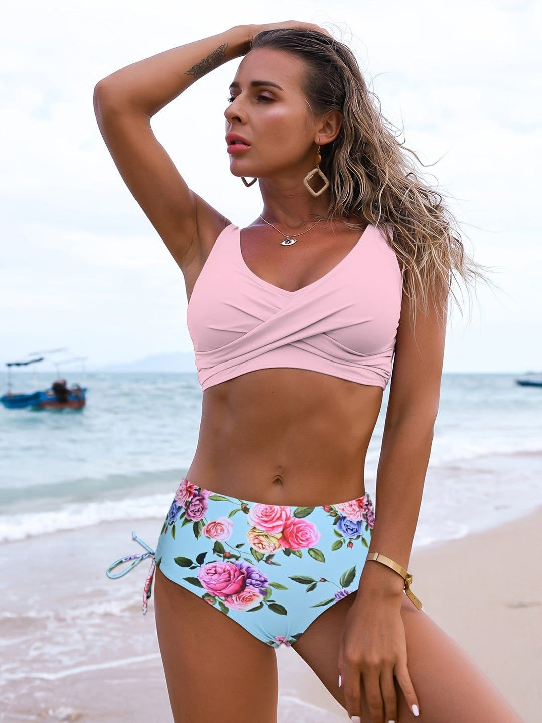 Lavinia | Women's Swimwear | Wrap Top High Waisted