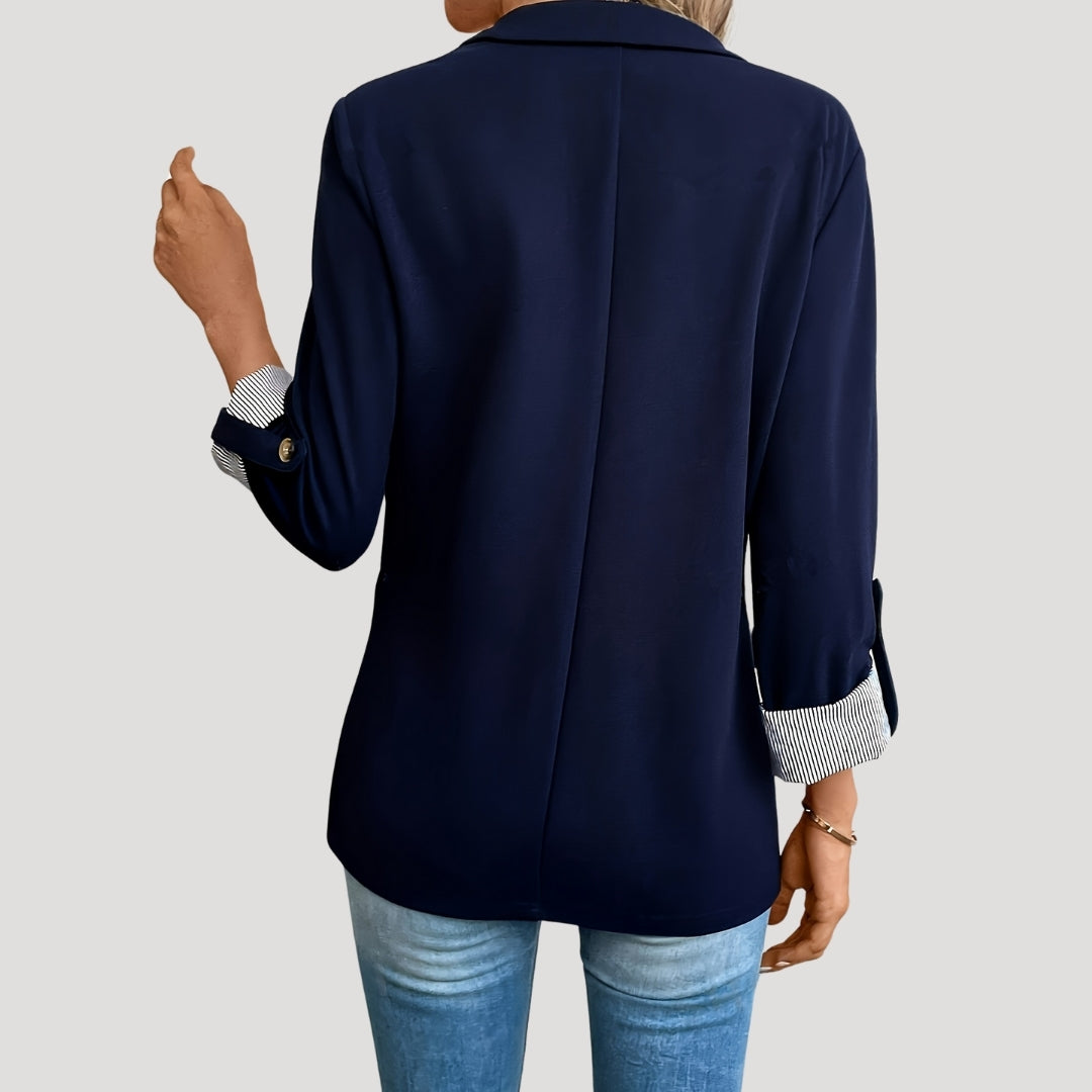Atalante | Women's Tailored Blazer | Roll Up Sleeves Lapel Casual