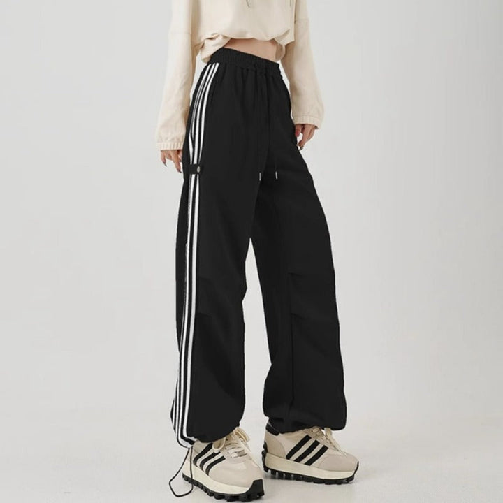 Cunimund | Women's Baggy Track Pants High Waist | Side Stripe