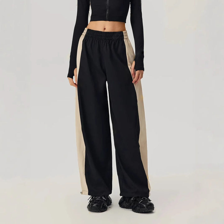 Harmonia | Women's Baggy Track Pants | Contrast Side Panels