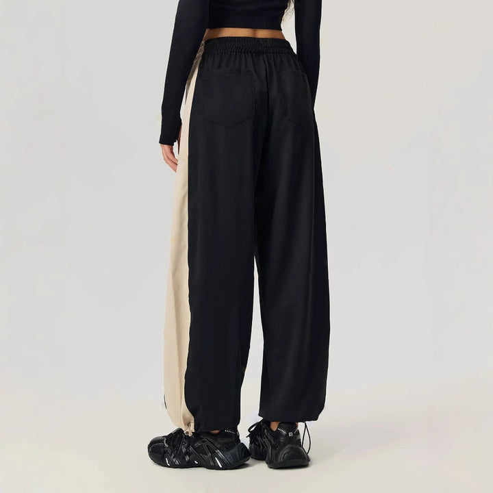Harmonia | Women's Baggy Track Pants | Contrast Side Panels