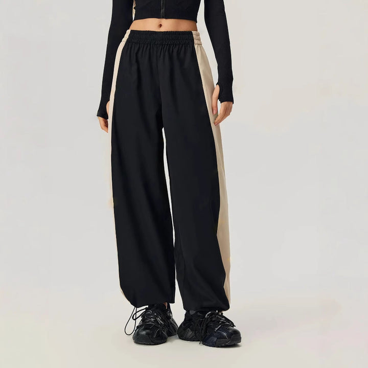 Harmonia | Women's Baggy Track Pants | Contrast Side Panels